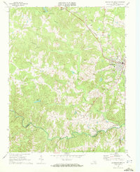 Download a high-resolution, GPS-compatible USGS topo map for Blackstone West, VA (1972 edition)