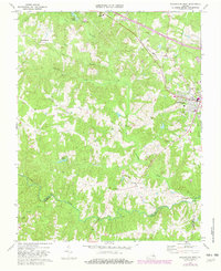 Download a high-resolution, GPS-compatible USGS topo map for Blackstone West, VA (1982 edition)