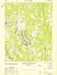 1950 Map of Benns Church, VA
