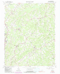 Download a high-resolution, GPS-compatible USGS topo map for Blairs, VA (1991 edition)