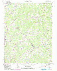 Download a high-resolution, GPS-compatible USGS topo map for Blairs, VA (1990 edition)