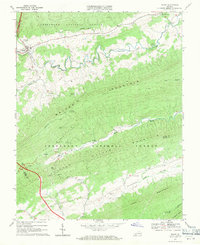 Download a high-resolution, GPS-compatible USGS topo map for Bland, VA (1971 edition)
