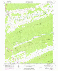 Download a high-resolution, GPS-compatible USGS topo map for Bland, VA (1978 edition)
