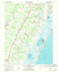 Download a high-resolution, GPS-compatible USGS topo map for Bloxom, VA (1971 edition)