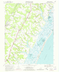 Download a high-resolution, GPS-compatible USGS topo map for Bloxom, VA (1979 edition)