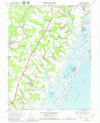 Download a high-resolution, GPS-compatible USGS topo map for Bloxom, VA (1980 edition)