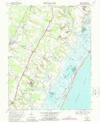 Download a high-resolution, GPS-compatible USGS topo map for Bloxom, VA (1990 edition)