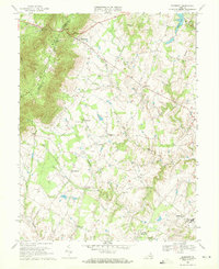 Download a high-resolution, GPS-compatible USGS topo map for Bluemont, VA (1972 edition)