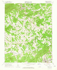 Download a high-resolution, GPS-compatible USGS topo map for Boones Mill, VA (1965 edition)