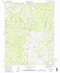 Download a high-resolution, GPS-compatible USGS topo map for Boswells Tavern, VA (1987 edition)