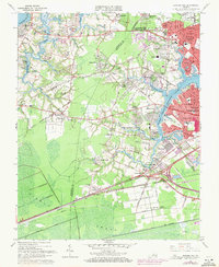 Download a high-resolution, GPS-compatible USGS topo map for Bowers Hill, VA (1971 edition)