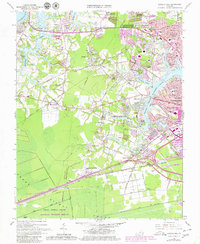 Download a high-resolution, GPS-compatible USGS topo map for Bowers Hill, VA (1980 edition)