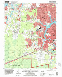 preview thumbnail of historical topo map of Virginia, United States in 1994