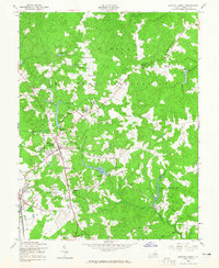 Download a high-resolution, GPS-compatible USGS topo map for Bowling Green, VA (1965 edition)