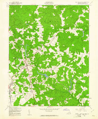 Download a high-resolution, GPS-compatible USGS topo map for Bowling Green, VA (1961 edition)