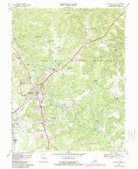 Download a high-resolution, GPS-compatible USGS topo map for Bowling Green, VA (1989 edition)