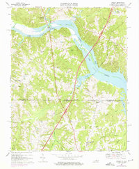 Download a high-resolution, GPS-compatible USGS topo map for Bracey, VA (1975 edition)