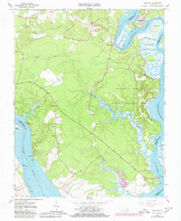 Download a high-resolution, GPS-compatible USGS topo map for Brandon, VA (1980 edition)
