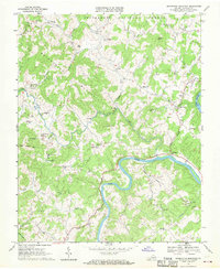 Download a high-resolution, GPS-compatible USGS topo map for Brierpatch Mountain, VA (1970 edition)
