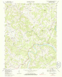 Download a high-resolution, GPS-compatible USGS topo map for Brierpatch Mountain, VA (1986 edition)