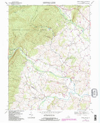 preview thumbnail of historical topo map of Rockingham County, VA in 1967