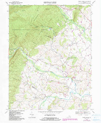 Download a high-resolution, GPS-compatible USGS topo map for Briery Branch, VA (1984 edition)