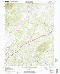 Download a high-resolution, GPS-compatible USGS topo map for Brightwood, VA (1983 edition)