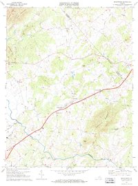 Download a high-resolution, GPS-compatible USGS topo map for Brightwood, VA (1972 edition)