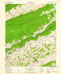 Download a high-resolution, GPS-compatible USGS topo map for Broadford, VA (1960 edition)