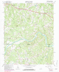 Download a high-resolution, GPS-compatible USGS topo map for Brosville, VA (1983 edition)