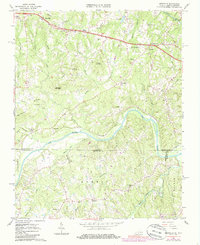 Download a high-resolution, GPS-compatible USGS topo map for Brosville, VA (1986 edition)