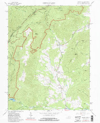 preview thumbnail of historical topo map of Albemarle County, VA in 1965