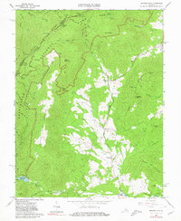 preview thumbnail of historical topo map of Albemarle County, VA in 1965