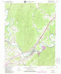 Download a high-resolution, GPS-compatible USGS topo map for Buchanan, VA (1985 edition)