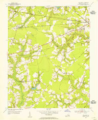 1954 Map of Buckhorn, 1955 Print