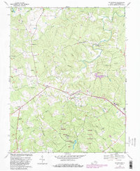 Download a high-resolution, GPS-compatible USGS topo map for Buckingham, VA (1982 edition)