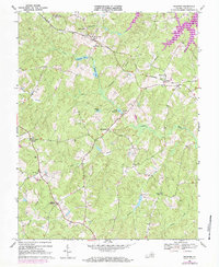 Download a high-resolution, GPS-compatible USGS topo map for Buckner, VA (1984 edition)