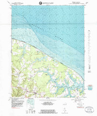 Download a high-resolution, GPS-compatible USGS topo map for Burgess, VA (1983 edition)