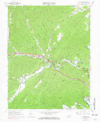 Download a high-resolution, GPS-compatible USGS topo map for Callaghan, VA (1967 edition)