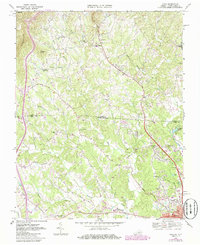 Download a high-resolution, GPS-compatible USGS topo map for Cana, VA (1986 edition)