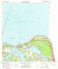 Download a high-resolution, GPS-compatible USGS topo map for Cape Henry, VA (1974 edition)