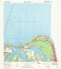Download a high-resolution, GPS-compatible USGS topo map for Cape Henry, VA (1971 edition)
