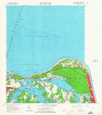 Download a high-resolution, GPS-compatible USGS topo map for Cape Henry, VA (1967 edition)