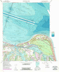 Download a high-resolution, GPS-compatible USGS topo map for Cape Henry, VA (1987 edition)
