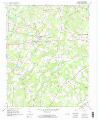 Download a high-resolution, GPS-compatible USGS topo map for Capron, VA (1990 edition)
