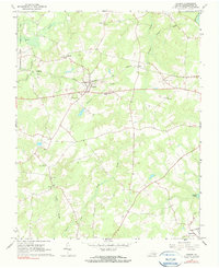 Download a high-resolution, GPS-compatible USGS topo map for Capron, VA (1990 edition)