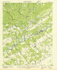 Download a high-resolution, GPS-compatible USGS topo map for Carbo, VA (1934 edition)