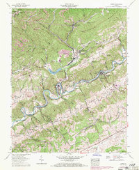 Download a high-resolution, GPS-compatible USGS topo map for Carbo, VA (1971 edition)