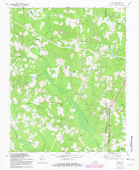 preview thumbnail of historical topo map of Dinwiddie County, VA in 1969