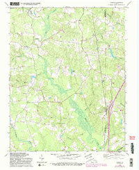 Download a high-resolution, GPS-compatible USGS topo map for Carson, VA (1987 edition)